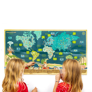 Create Your Own Dinosaur Timeline & World Map