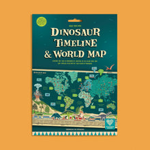 Load image into Gallery viewer, Create Your Own Dinosaur Timeline &amp; World Map