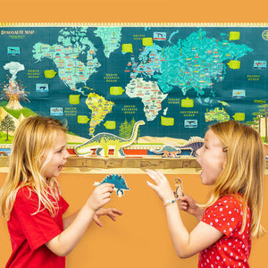 Create Your Own Dinosaur Timeline & World Map