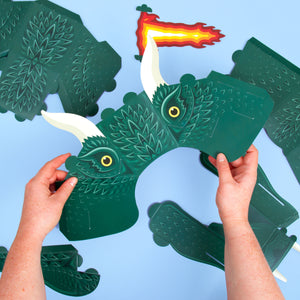 MAKE YOUR OWN FIRE BREATHING DRAGON MASK