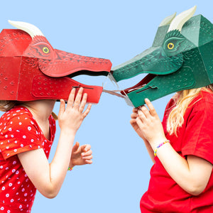 MAKE YOUR OWN FIRE BREATHING DRAGON MASK