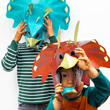 Load image into Gallery viewer, Make Your Own Triceratops Mask