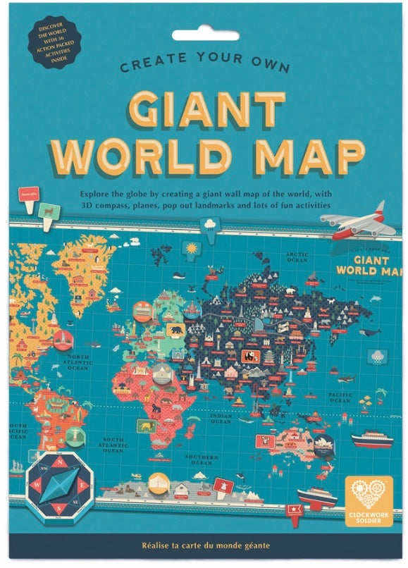 Carte du monde Géante - world-maps