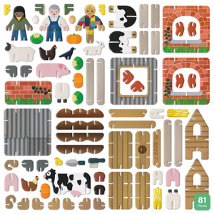 Farm Build and Play Set